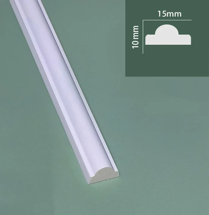 Hot sale PU French Line Background Wall Frame Line Imitation Gypsum European Style Decorative Strip 4cm