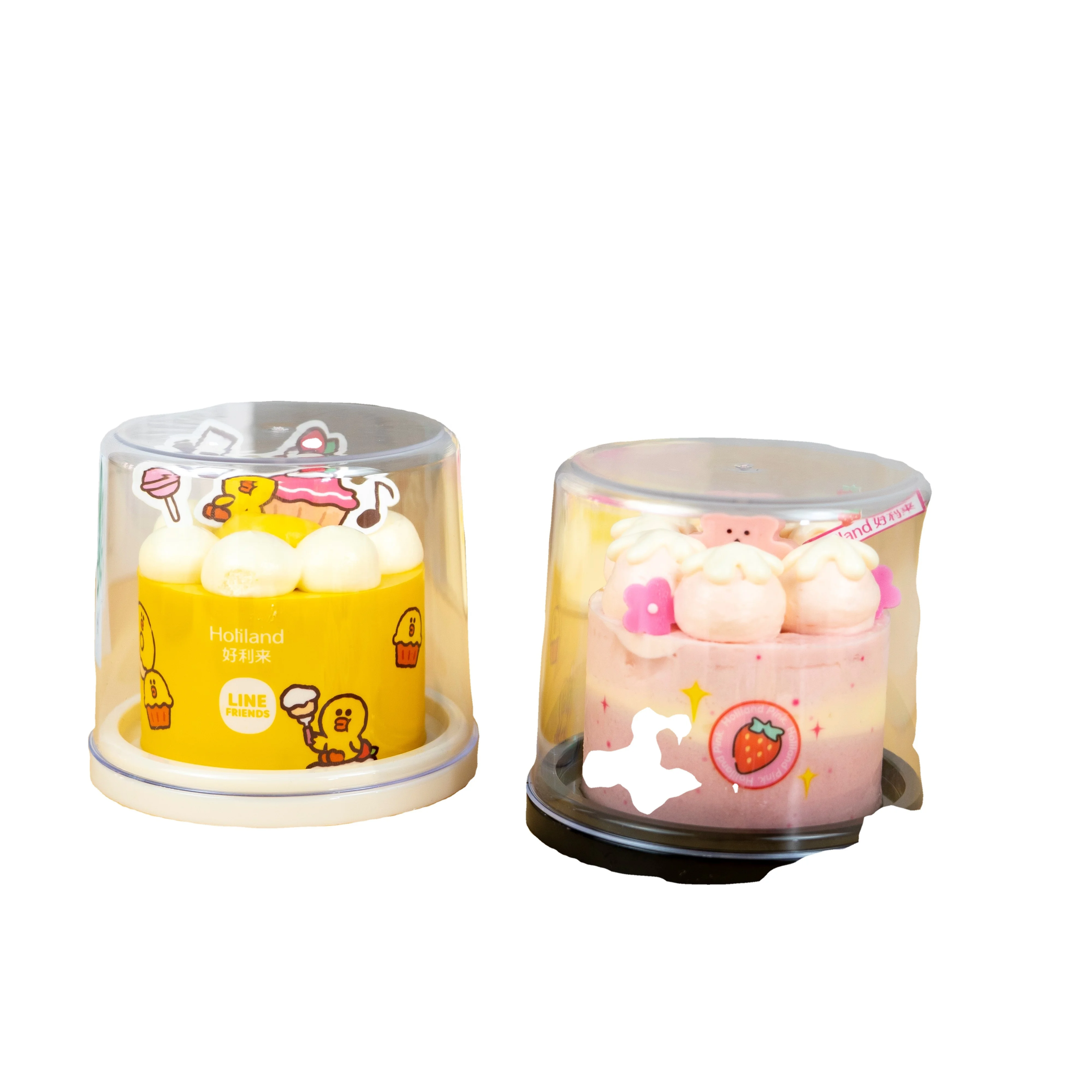 Muffin Pod Dome Clear Plastic Mini Cupcake Boxes Muffin Single Container Box Wedding Birthday Gifts Supplies