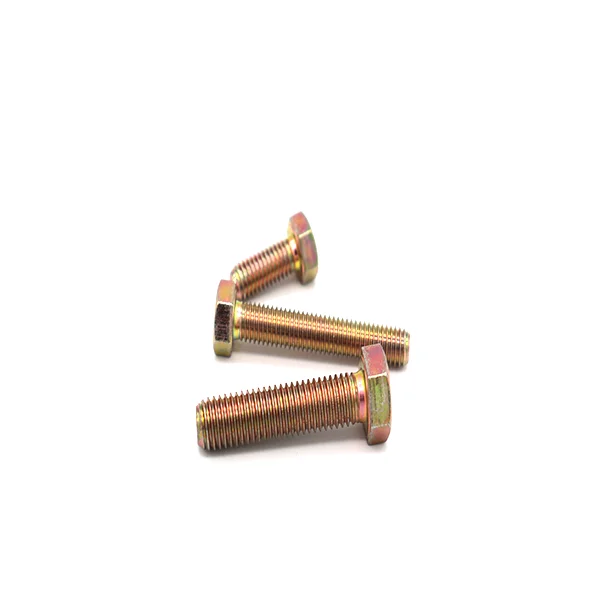 
Factory high tensile Hex Head Screws Grade 2 UNC Thread ASME Yellow Zinc Plated Hex Head Bolt 
