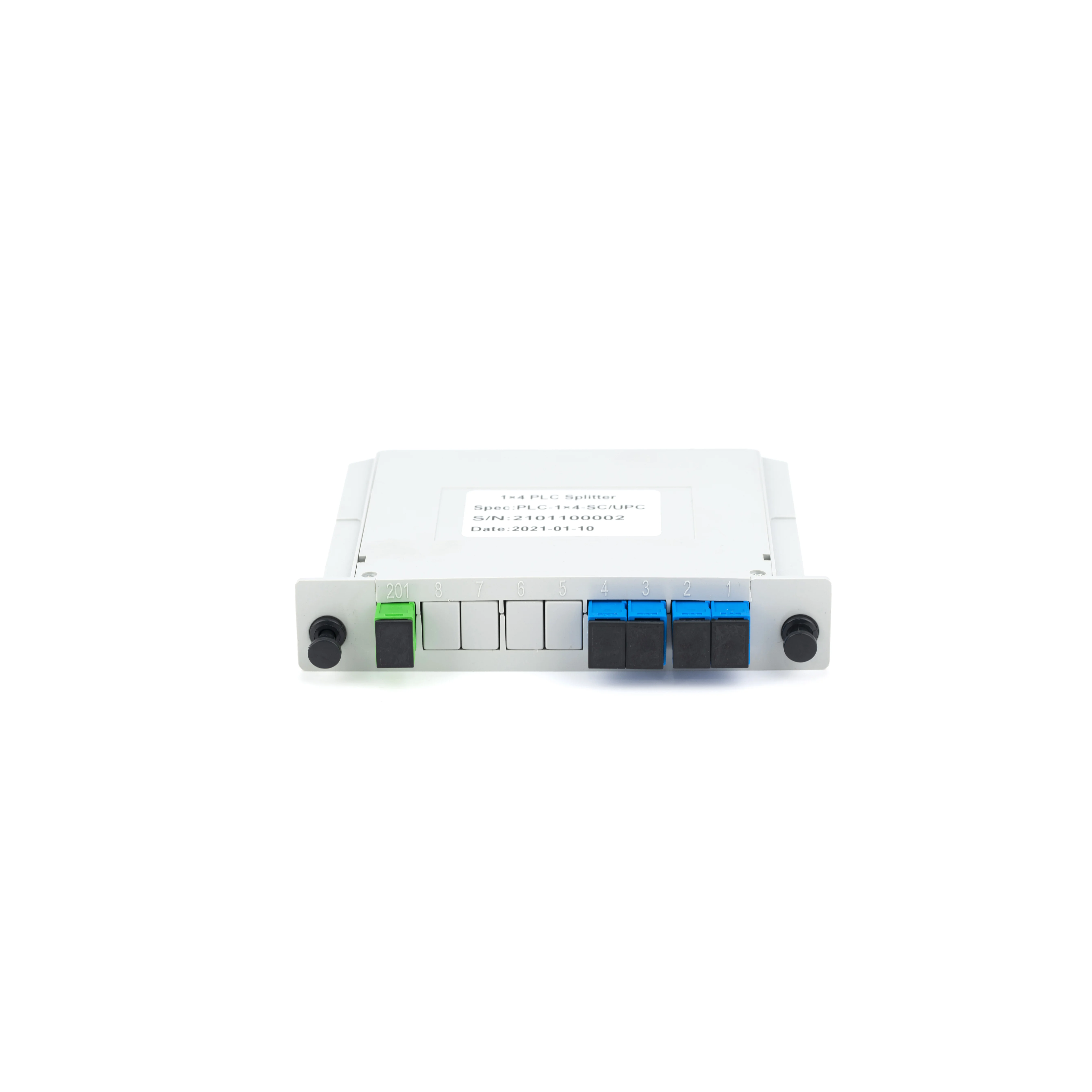 FTTH PLC Splitter 1x4 1x8 1x16 1x32 SC UPC PLC splitter LGX Box Cassette Inserting box PLC Splitter fiber optic splitter box