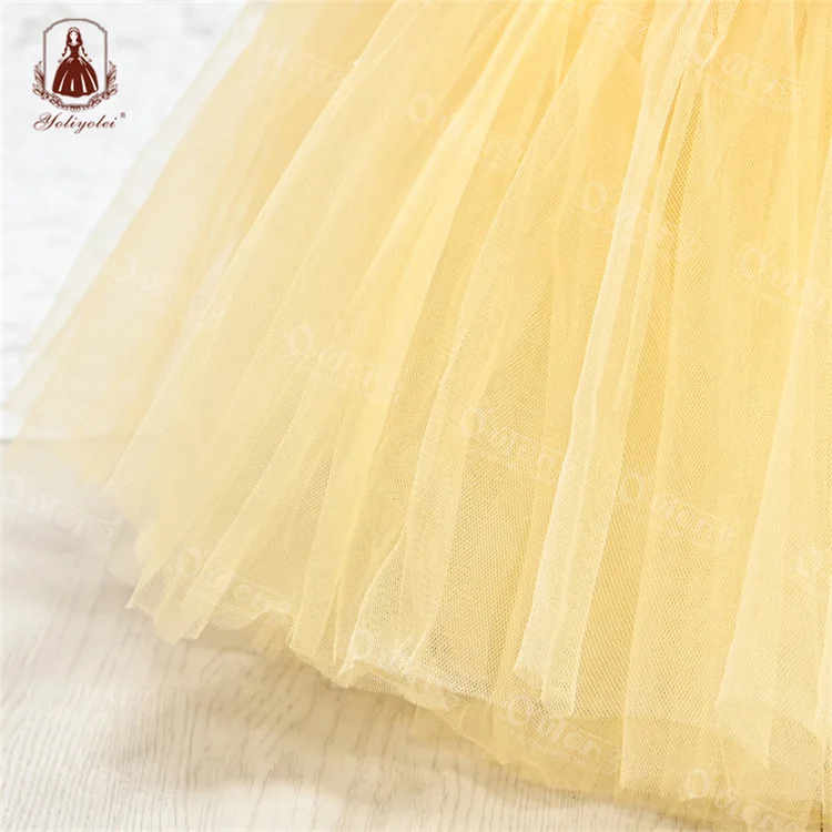 Outong Boutique Golden Supplier, Piano Performance Party Wholesale Tutu Baby Birthday Princess Dress/