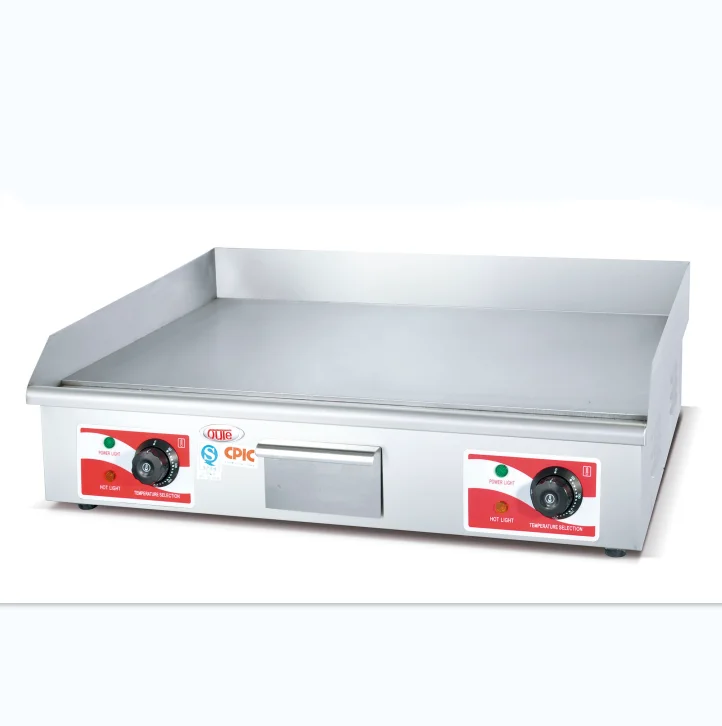 Commercial Kitchen Equipment Counter Top Flat Griddle Machine Hamburger Electric Griddles OEM Manufacturer