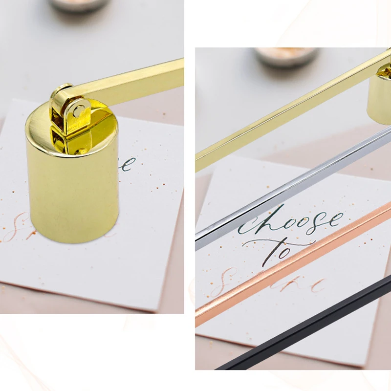 Hot Selling Classic Stainless Steel Colored Electroplated Candle Bell Shaped Fire Extinguisher Customized logo