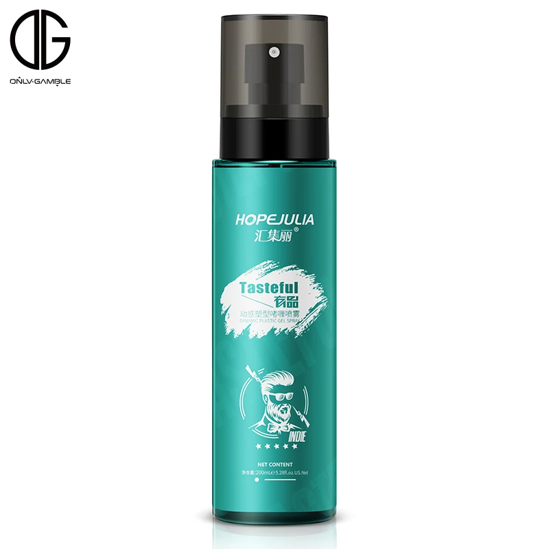 New Design Gel Spray Contains Vp/Va Copolymer Long-Lasting Styling Gel Spray