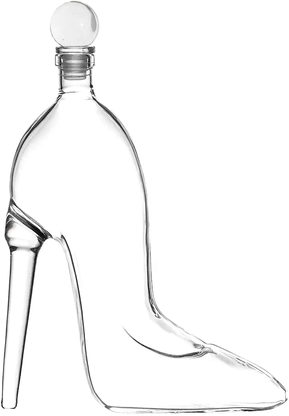 375ml High heel shoe decanter Wine Glass Exquisite Wine Decanter Home Decoration Creative Whiskey Bottle