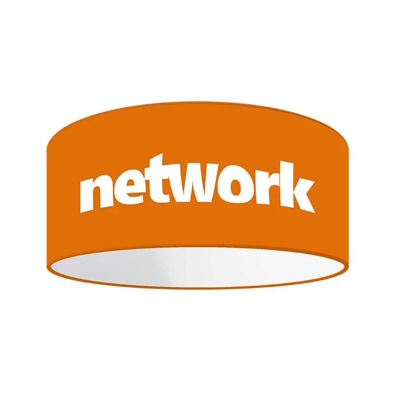 10x3ftCircular Hanging Banner Circular Banner Model Simple Installation Yuanxing Hanging Banner Decoration