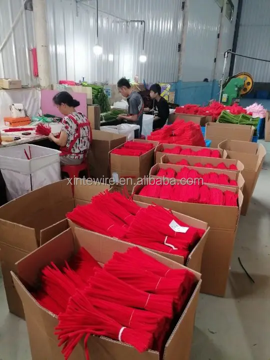 Pipe Cleaners Craft Bulk 100pcs Toy Craft supplies chenille stems Fuzzy Sticks limpiapipas manualidades 30cm pipe cleaner