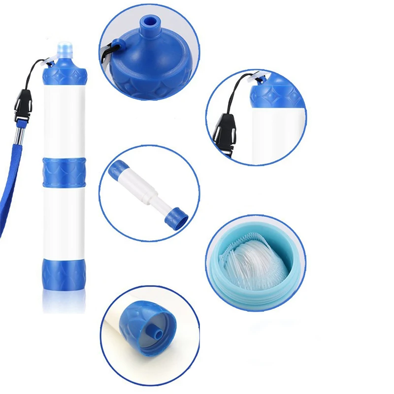 
Ultra Filtration Membrane Water Filter Wilderness Survival Camping Outdoor Portable Water Purifier 