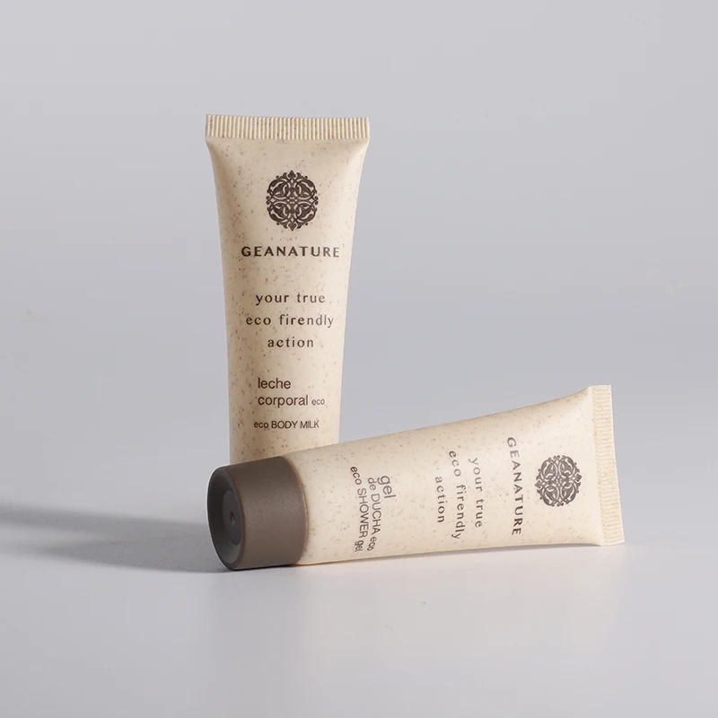 Biodegradable Wheat Straw Cosmetic Tube Packaging For Cosmetics