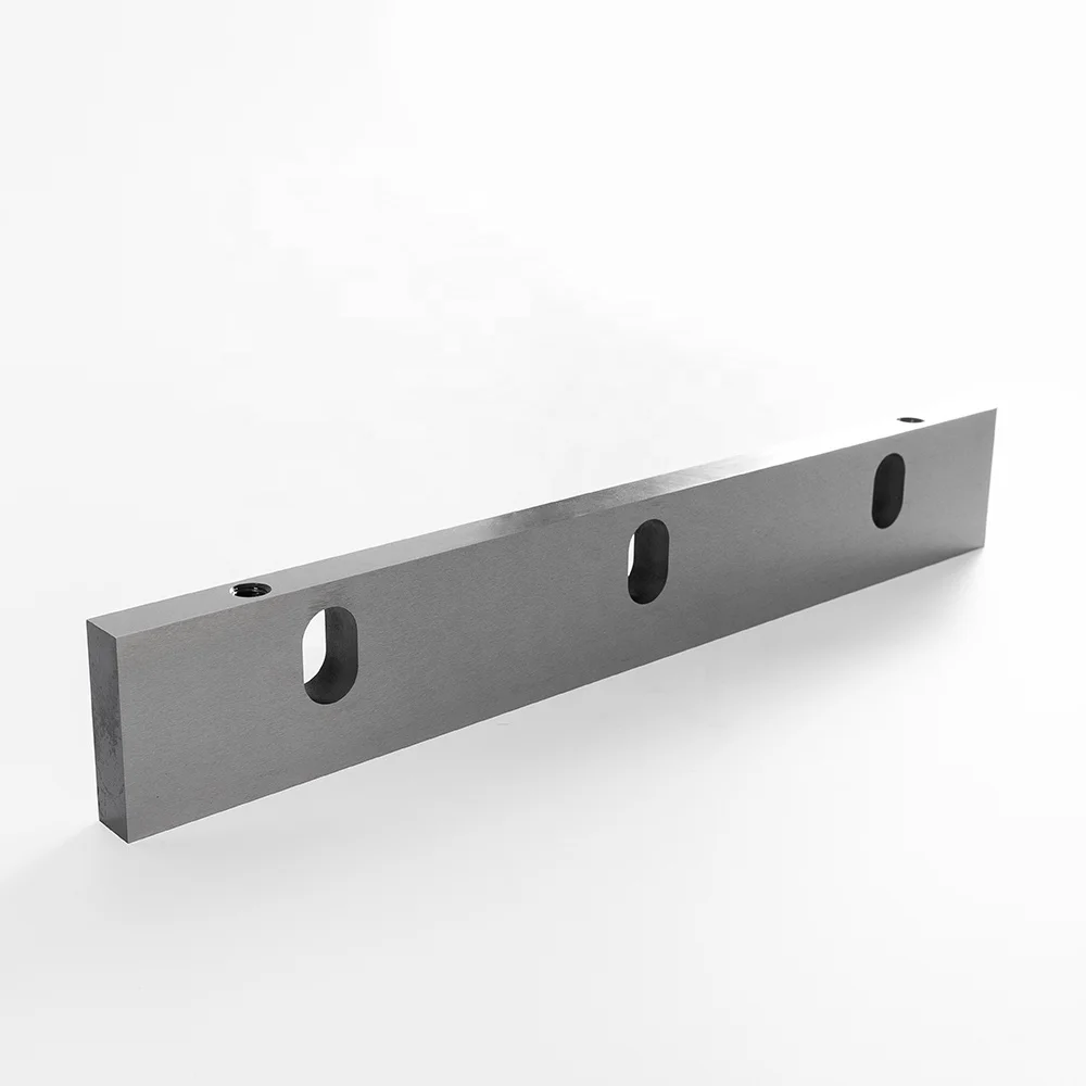 Factory Custom Durable Thread Holes Stator Knives Industrial Plastic Recycling Granulator Blades