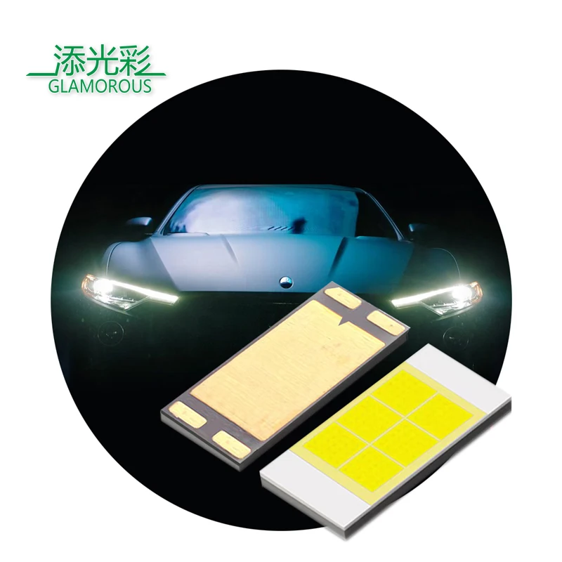 Прямая Заводская поставка SMD 3570 LED 30W белый свет 6000K MD СВЕТОДИОДНЫЕ Чипы чипы для автомобильных фар