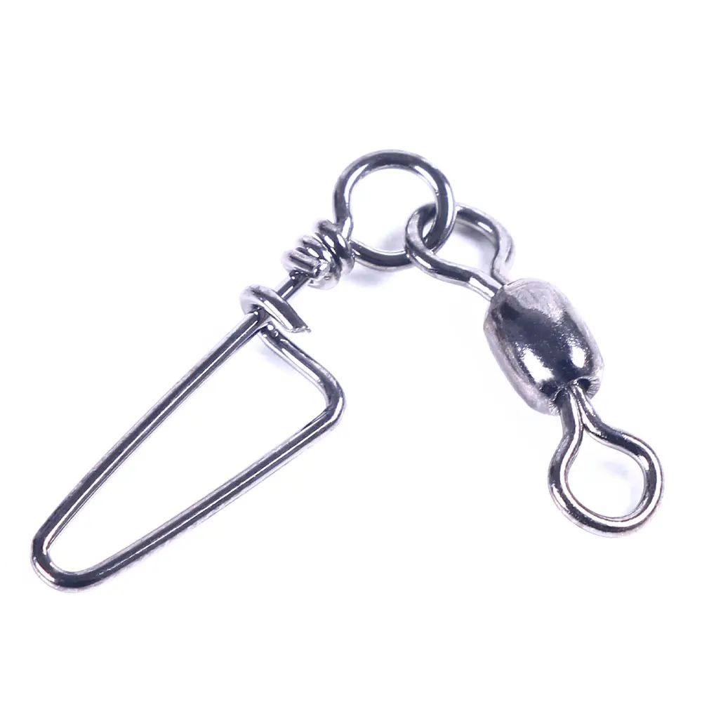 50pcs/bag Fishing Tackle  Swivels  Snaps