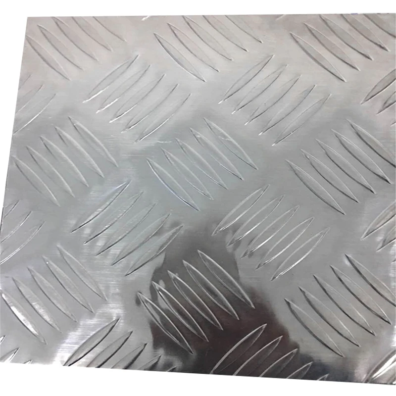 Diamond Aluminum Checkered Plate 1050 1100 3003 5052 1.5mm  0.6mm   Embossed Aluminum Sheet