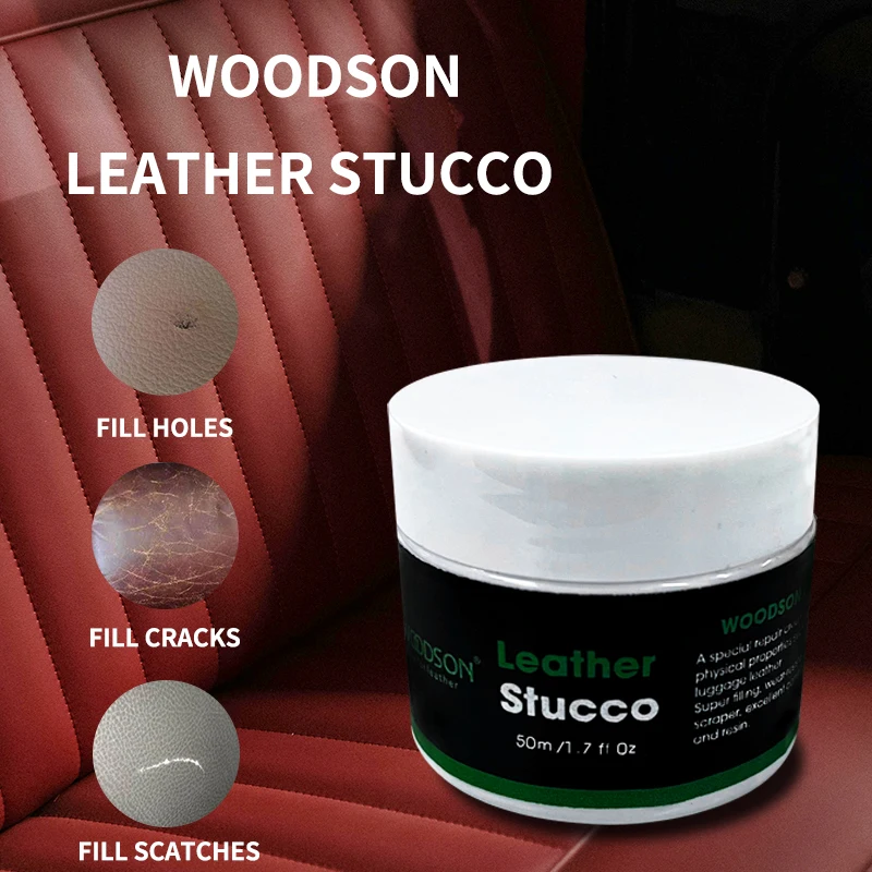 Leather Shoe Repair Kit with Sofa Furniture Car Seat Gap Filler Scratch Polisher Stucco for Polishing Restoring Leather Items