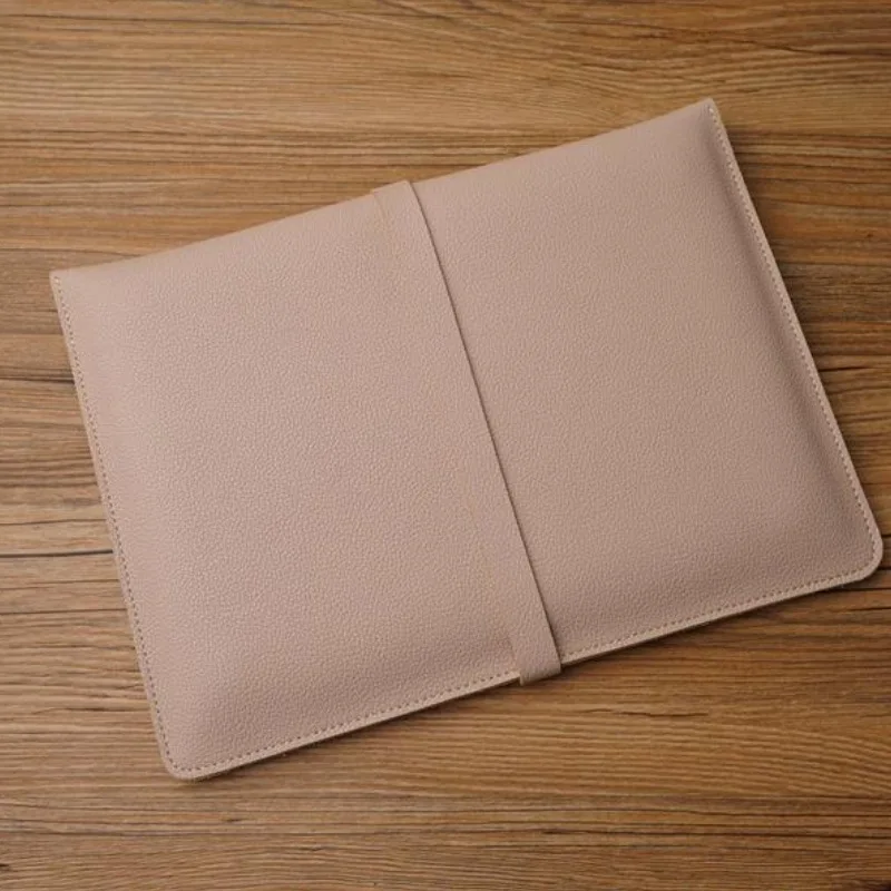 Leather Storage Case Waterproof PU leather digital computer protection bag laptop sleeve