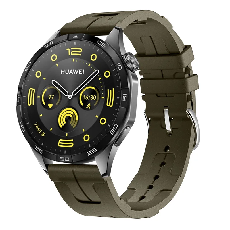 20MM 22MM Silicone Strap For Huawei Watch GT4 46MM Replacement Strap Smartwatch Wristband For Huawei GT2 GT3 Watch4/3 Bracelet