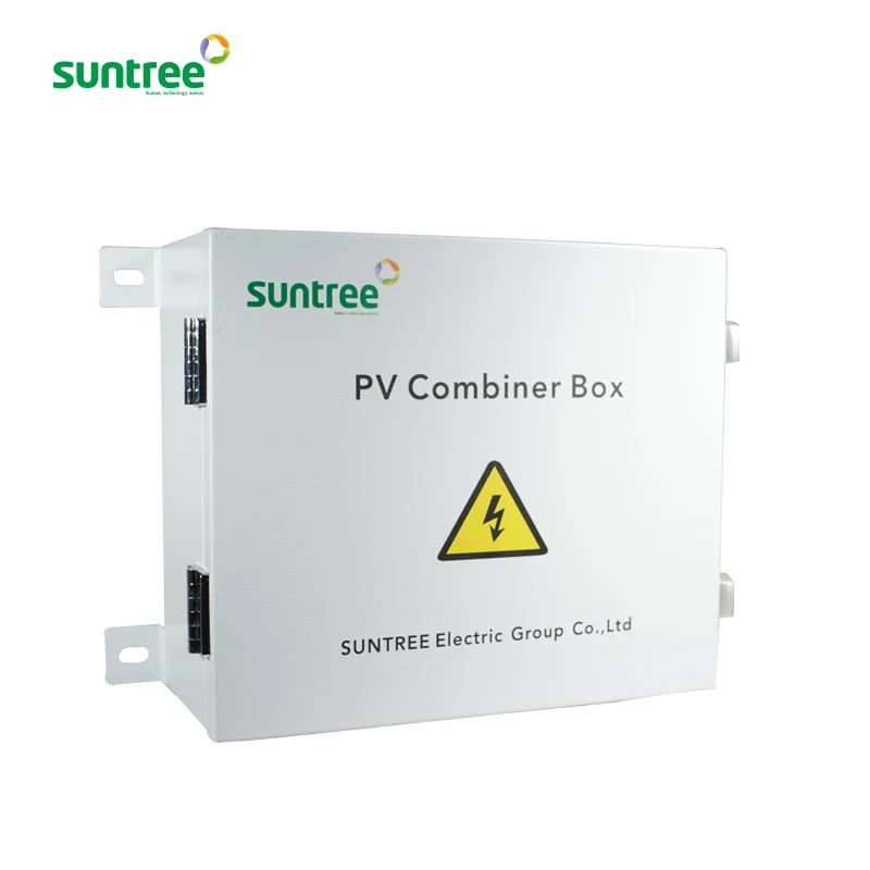 Photovoltaic iron shell pv solar power convergence combiner box wite 2 string