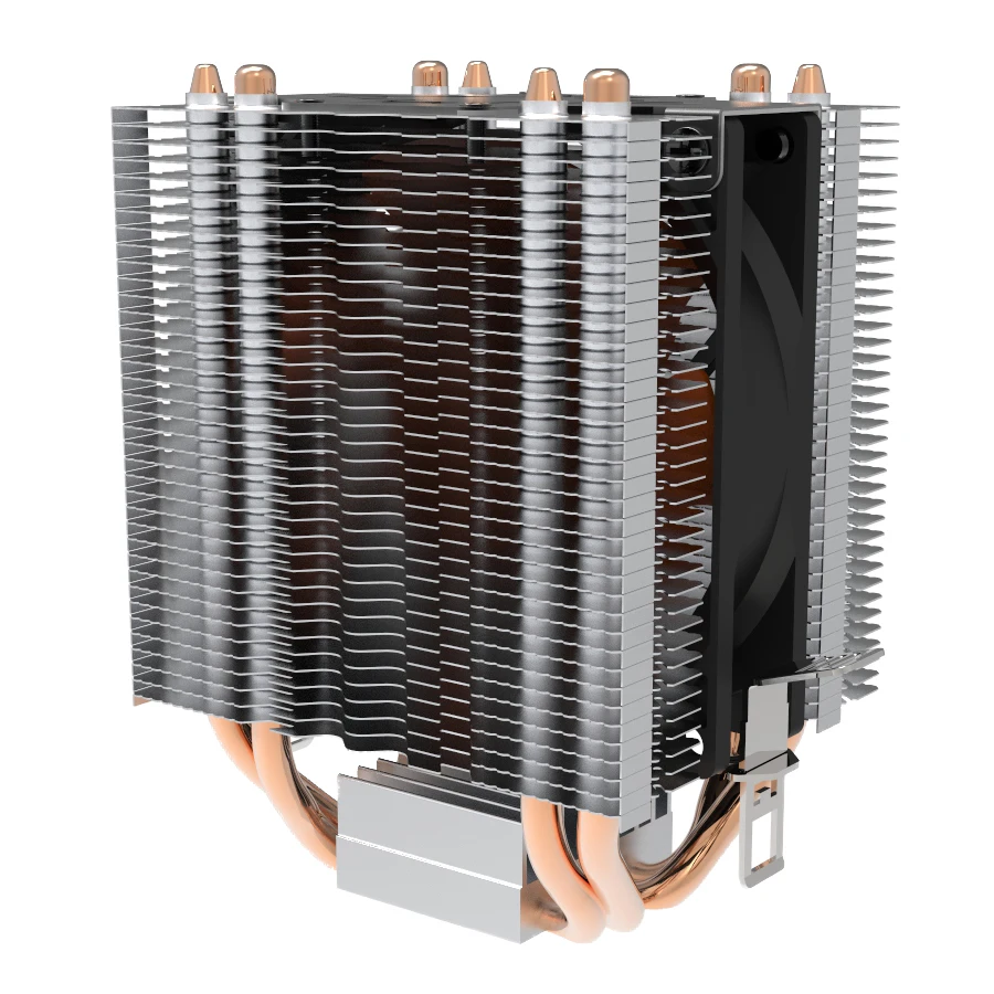 Индивидуальный заказ Ультра тихий медь Heatpipe процессор алюминий теплоотвод