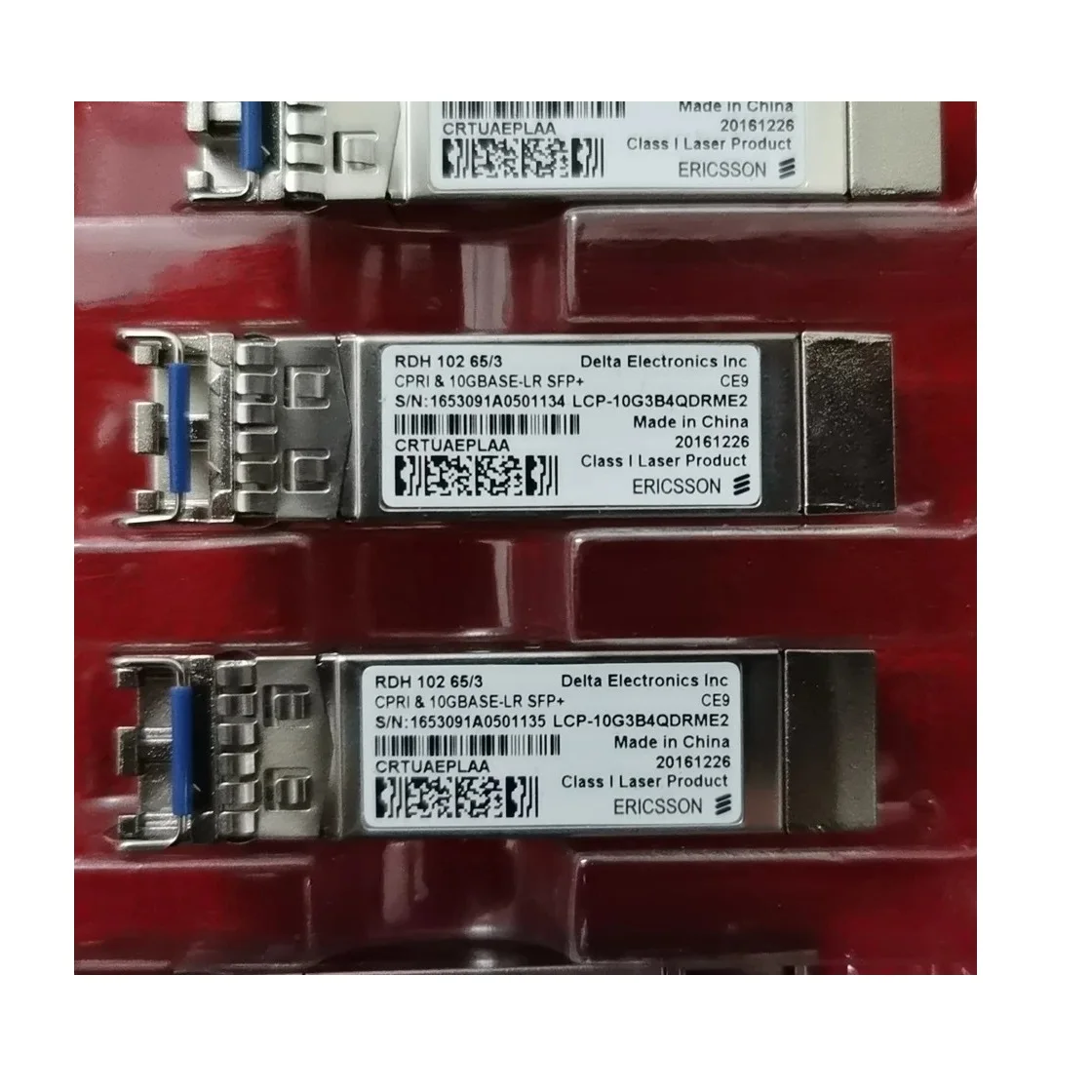 ERICSSON RDH 102 65/3 SFP Fiber Optical Transceiver  RDH10265/3