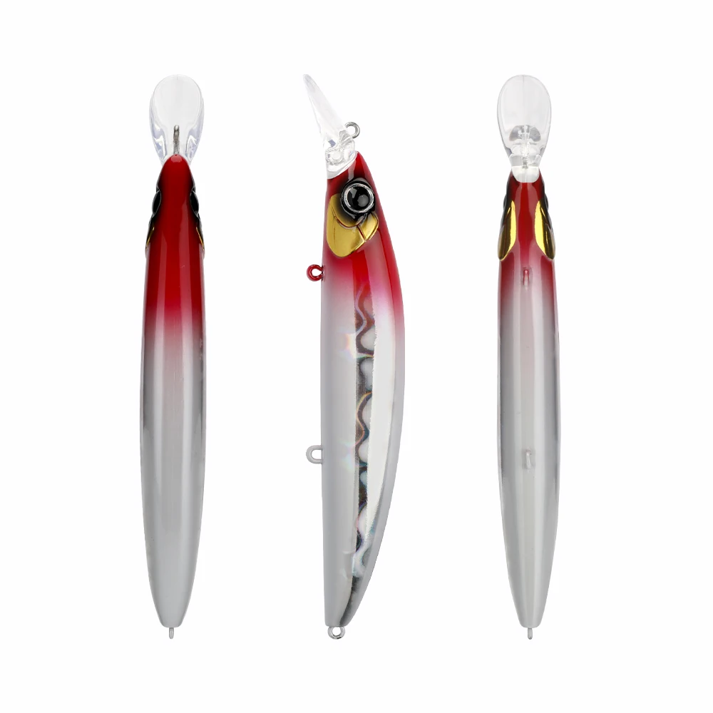 HONOREAL 110mm 20g  0-1m Top Level Artificial Hard Plastic UV Luminous Effect Tungsten Ball Suspending Bass Fishing Lure Minnow