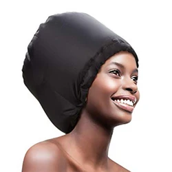 Attachable deep conditioning hands free soft  diffuser bonnet hood hair dryer attachment