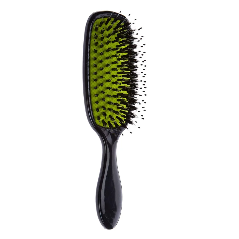 Natural Boar Bristles Hair Brushes  For All Hair Types Shine Enhancer Hairbrush For Women Men Wet And Dry Hair