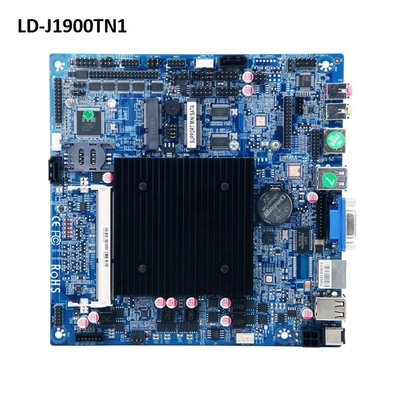 Intel Celeron CPU ITX Mother Board with J1900 / J4125 CPU