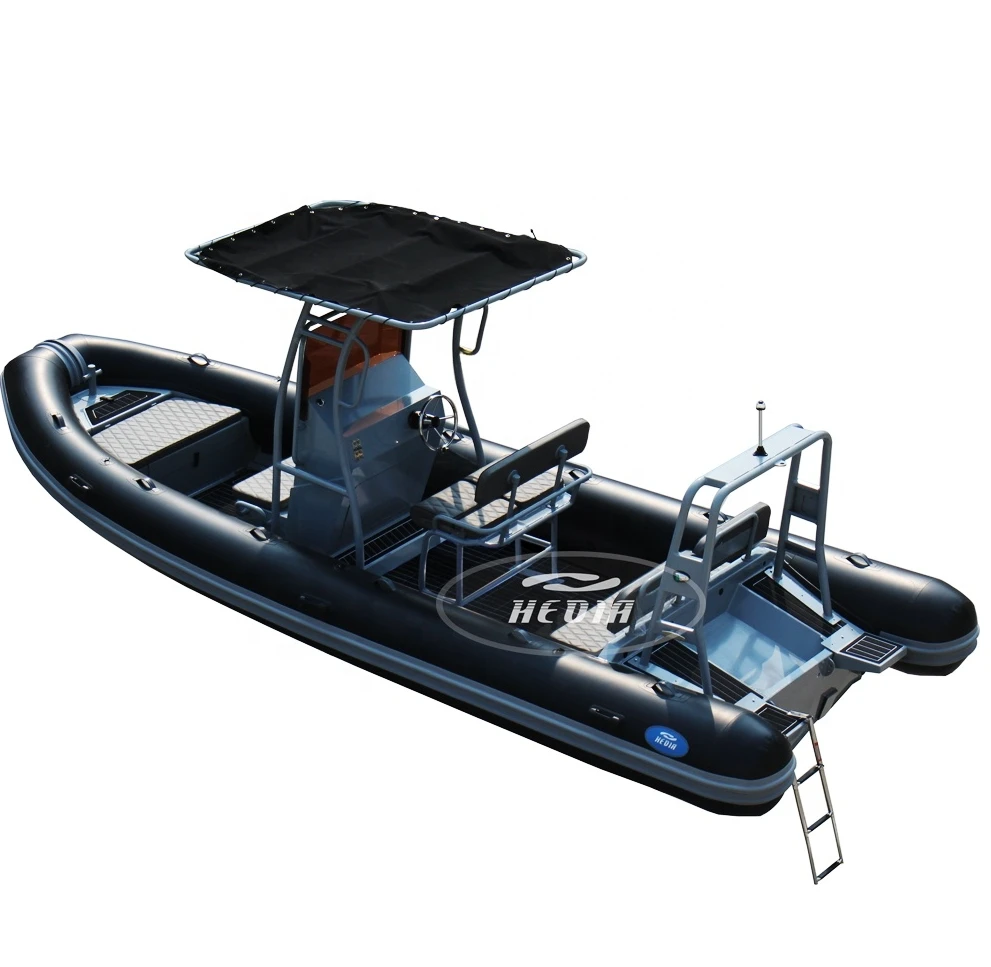 RHIB6.5m 650 роскошная яхта orca hypalon алюминиевая глубокая V рыболовная ребро лодка для семейного путешествия