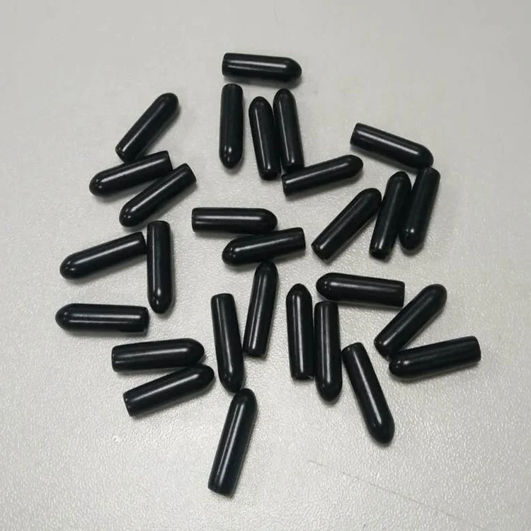 Supply Black Soft Dust Hat Fiber Optic Cable Clips 3mm fiber optic cable dust hat