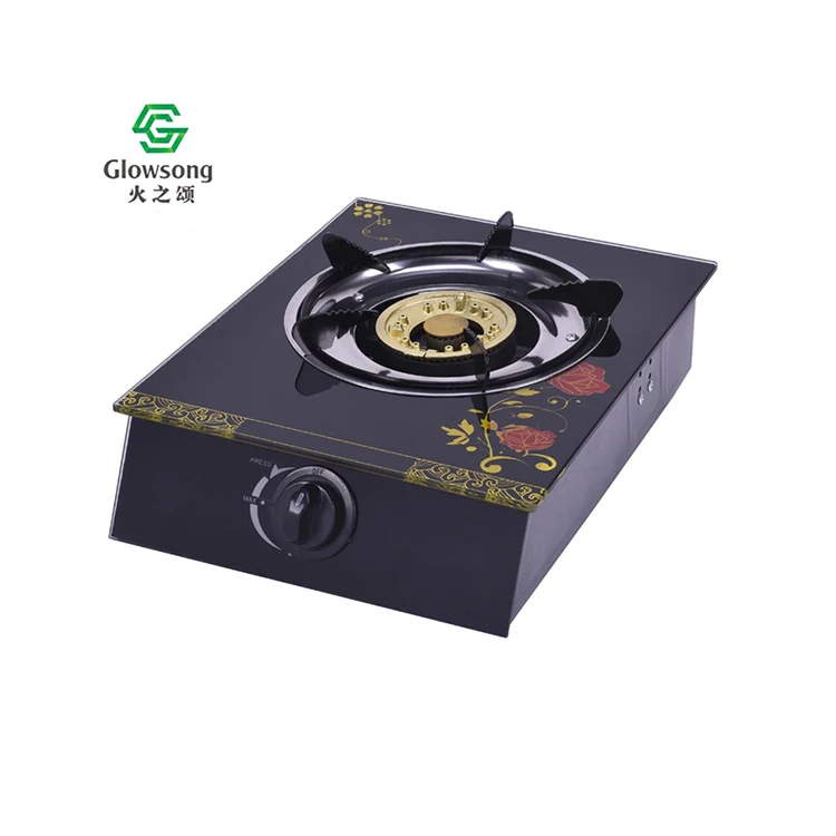 
Promotional Top Quality Top Table Tempered Glass Gas Stove 