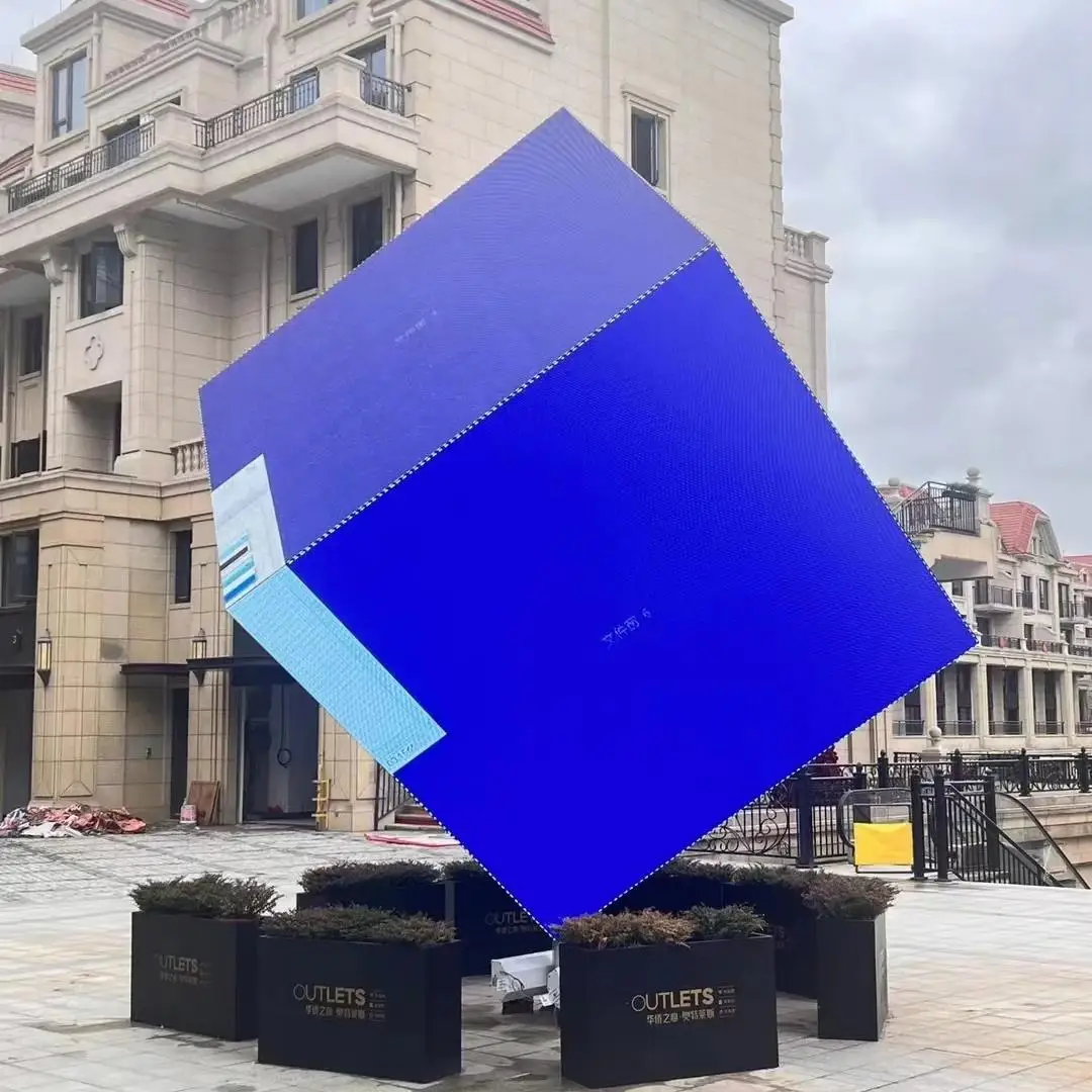 Rubiks cube Customized Commercial Advertising Led Display Screen Indoor Led Cube Screen P3.91 rubiks cube