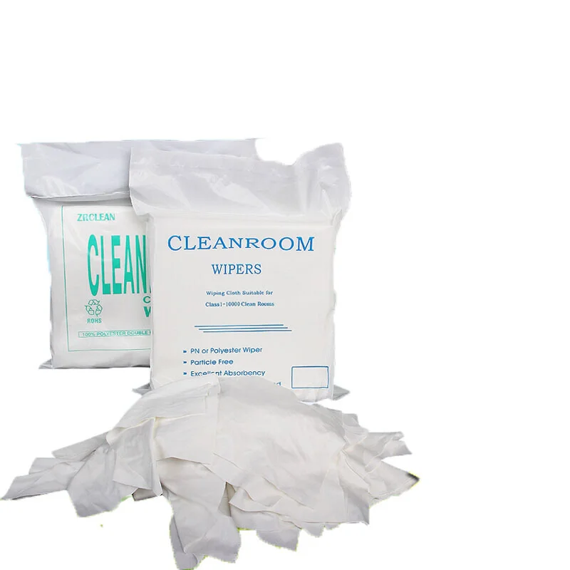 4009  Polyester Cleaning Wiper/ Lint Free non-dust Cloth ESD Cleanroom Wiper /Microfiber Dust-free cloth