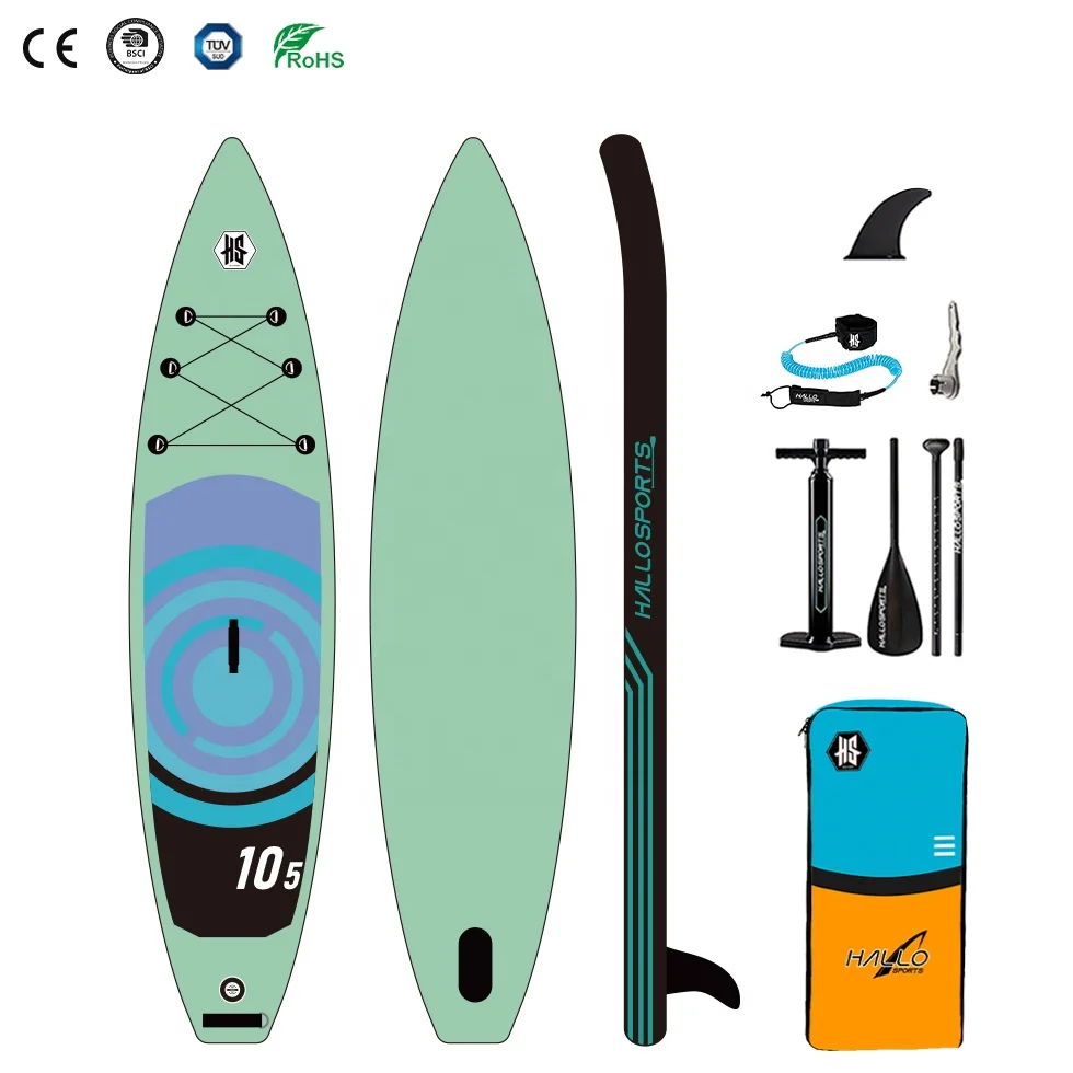 Hallosports 275 inflatable sup with kayak seat