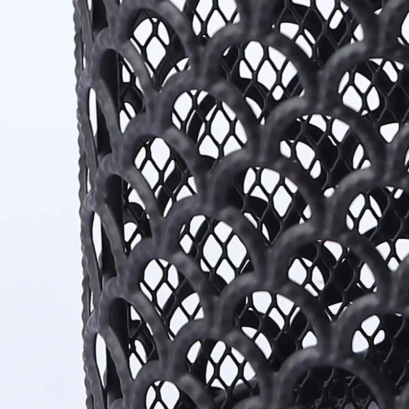 Home office metal black mesh table organizador de escritorio organizer metal 6 compartments with drawers