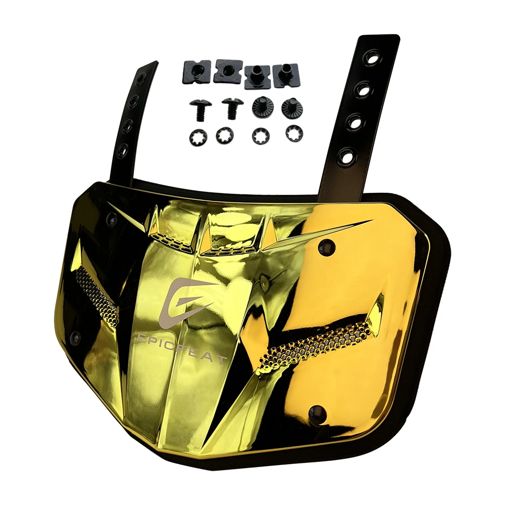 NEW Arrives American Football Back Plates with Vents Adults Back Flaps Low Back Pad Protection