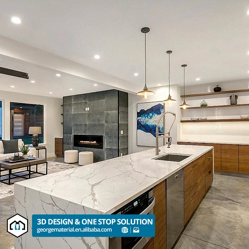 Automatic Modern Modular Mini Kitchenette Kitchen Models Customized Durable Kitchen Cabinets Sink Wall Cabinets