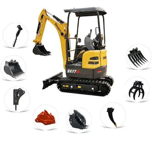 Бесплатная доставка мини-экскаватор ishantui se17 se17sr EPA Euro 5 Kubota гусеничный экскаватор ферма китайский