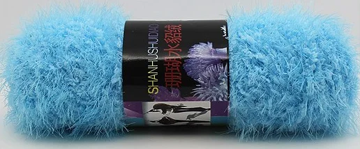 RongMeiXuan Hand Crochet yarn velvet thread Long hair Mink velvet wool yarn Knitting yarn thread Mink hair velvet