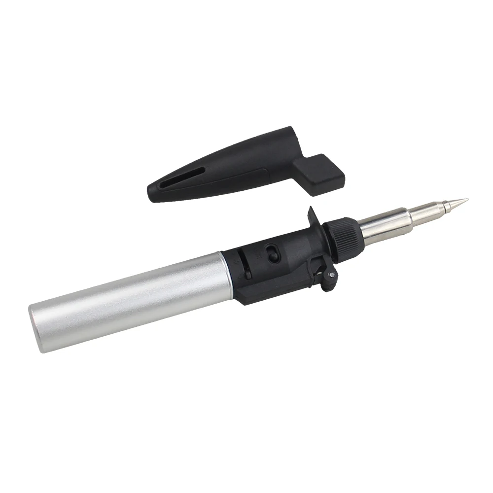 2024 New Hot Air Gun Gas Stove Aluminum and Brass Adjustable Portable Cordless Gas Soldering Iron Kit  4 In 1