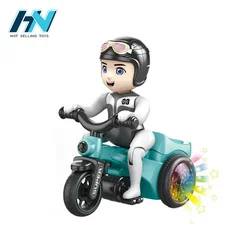 Battery operated Stunt tricycle with light&sound
