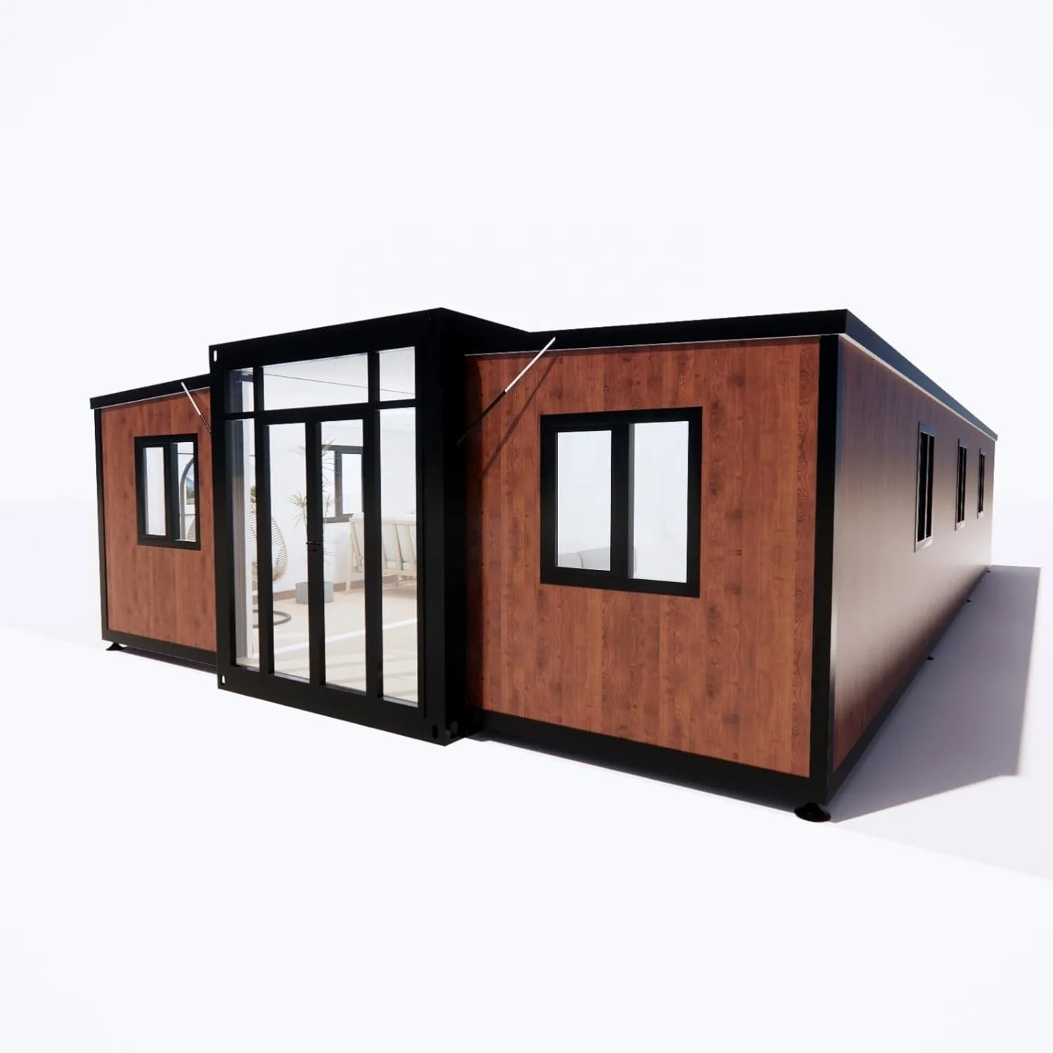 20ft prefab container house luxury prefabricated prefab office building garage