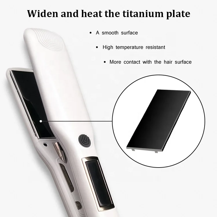 Hot Sale Cheap Flat Irons Lcd Display Titanium Electric Flat Iron