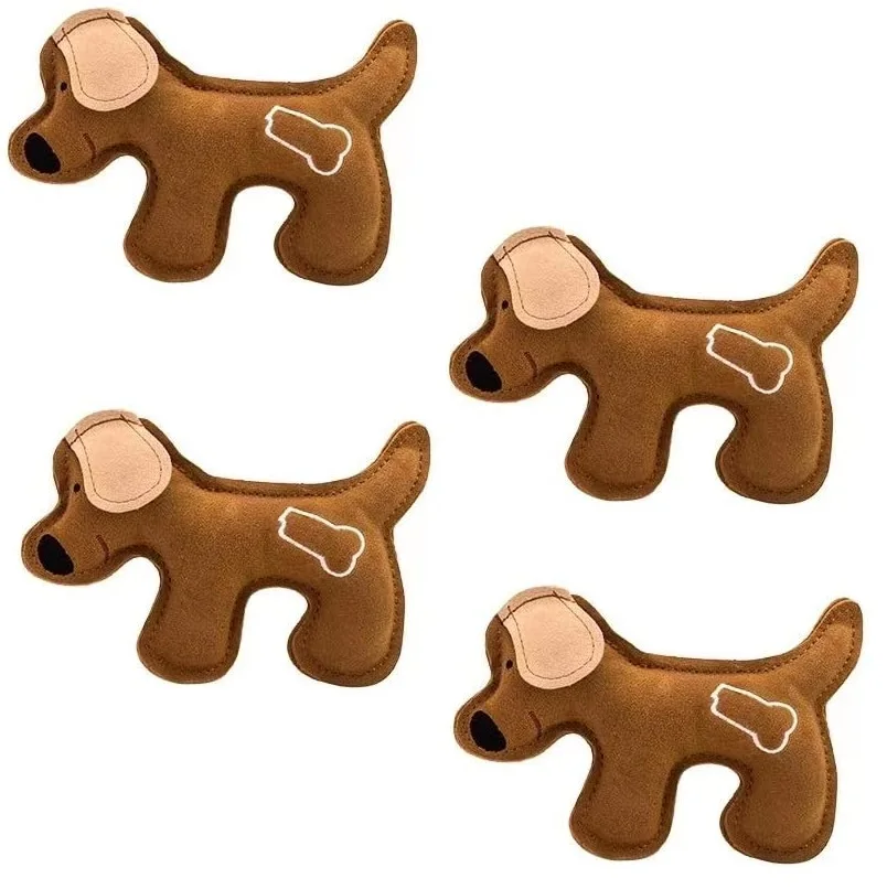 Dura-Fused Leather Dog Chew Toy, Bone, Horse