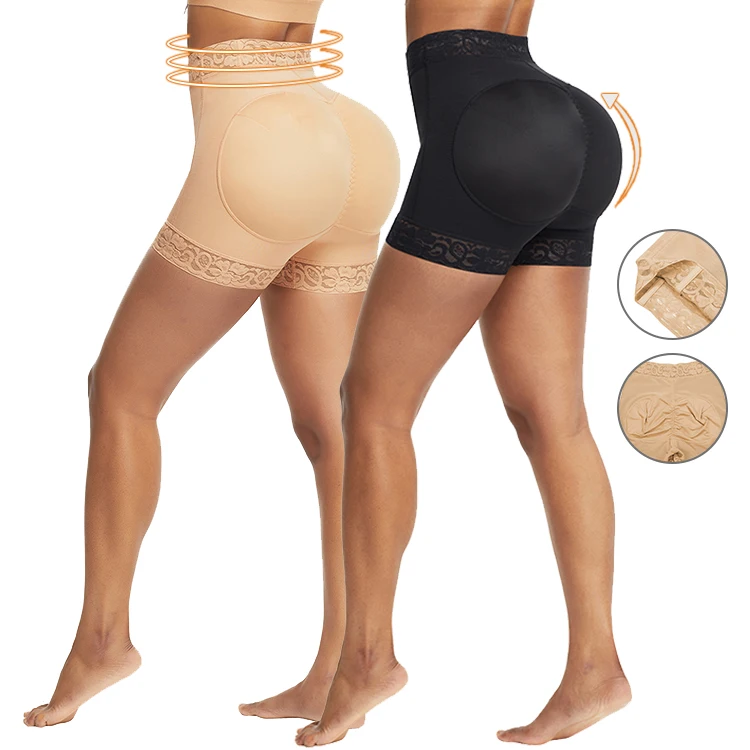 HEXIN High Elasticity Mid-Waist Slimming Shapewear Shaper Shorts Women Tummy Control Panty