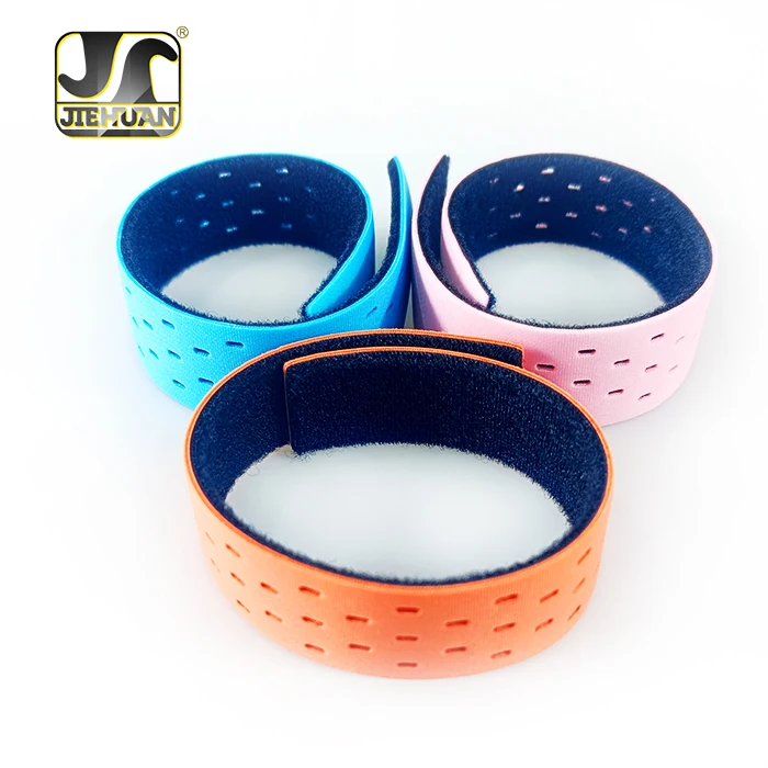 JieHuan factory custom eco-friendly hook and loop  v8 heart rate monitor chest strap for baby integra for Heart rate monitor