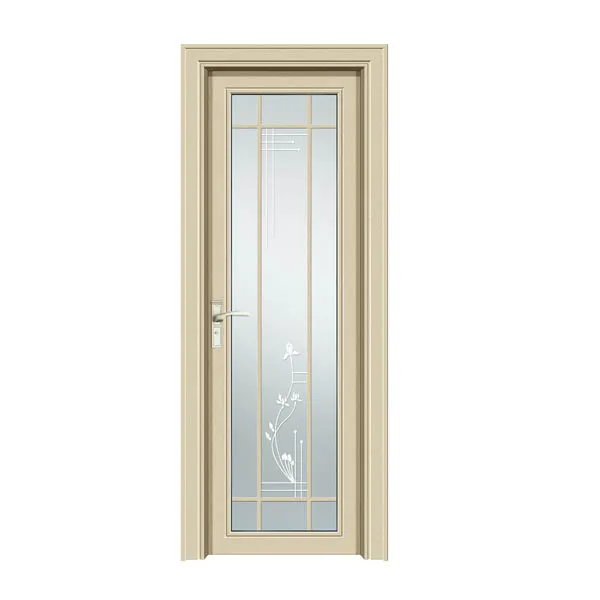 low price aluminum  glass casement doors for interior