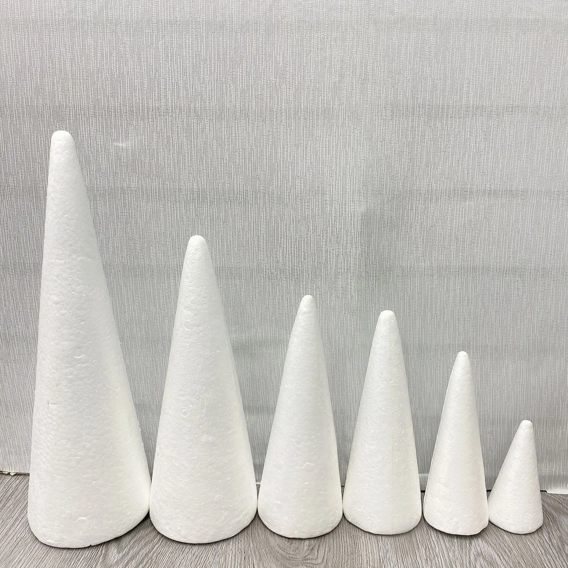 Hebei huiya EPS foam cone, conule shape EPS foam for wedding flowers decoration