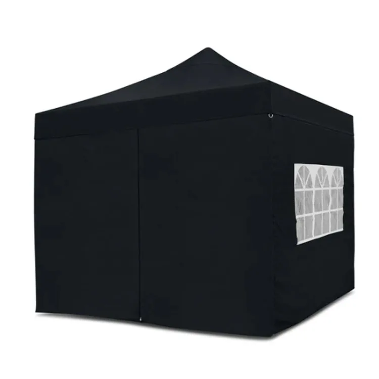 CHUVABAND Factory Customized Logo Advertising Tent Folding Retractable Tent Four Corners Transparent Window Stall Tent