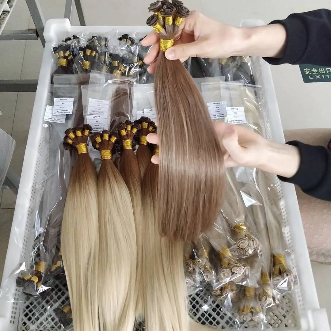 Wholesale CLIP IN Bundles Cheap 10-30Inch Raw Virgin Remy Human Hair  Cuticle Aligned Mink Brazilian Human Nano Hair extension