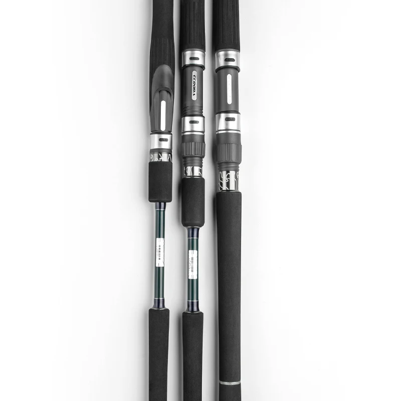 Ecooda ECBJ Cyan Blue Series Fuji Jigging Rod Spinning and Overhead jigging Full Carbon Rod Blank Fishing Jigging Rod Sea